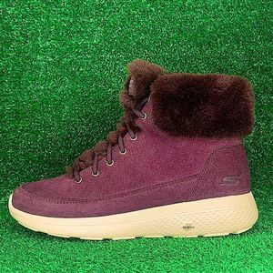 NEW Skechers Women’s Faux Fur Suede Winter Boots Sz 7.5